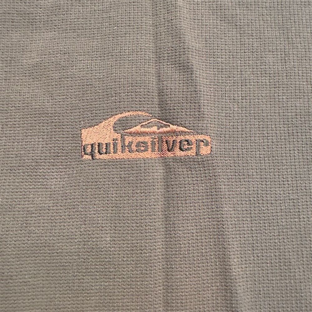 Vintage Quiksilver Men's Green Surf T-Shirt Size M Single-Stitch 90s - Picture 3 of 5